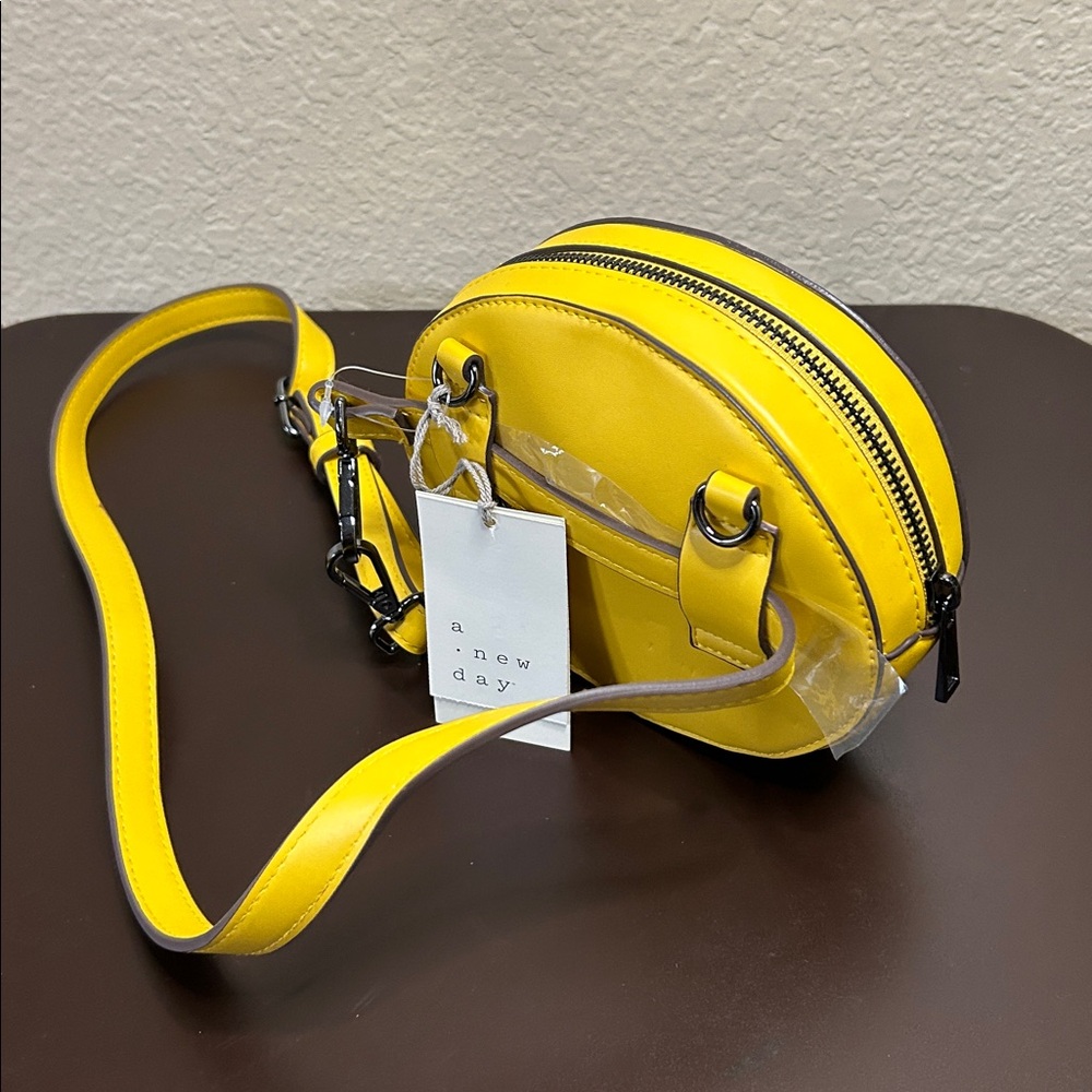 A New Day Vibrant Yellow Crossbody Bag NEW
